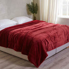 Κουβέρτα Αιγαίον My Blanket 220x240 / Ruby Wine